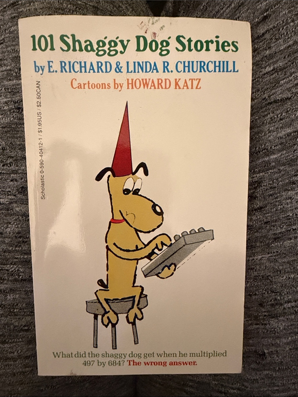 Vintage Y2K “101 Shaggy Dog Stories” book by E. Richard & Linda R. Churchill